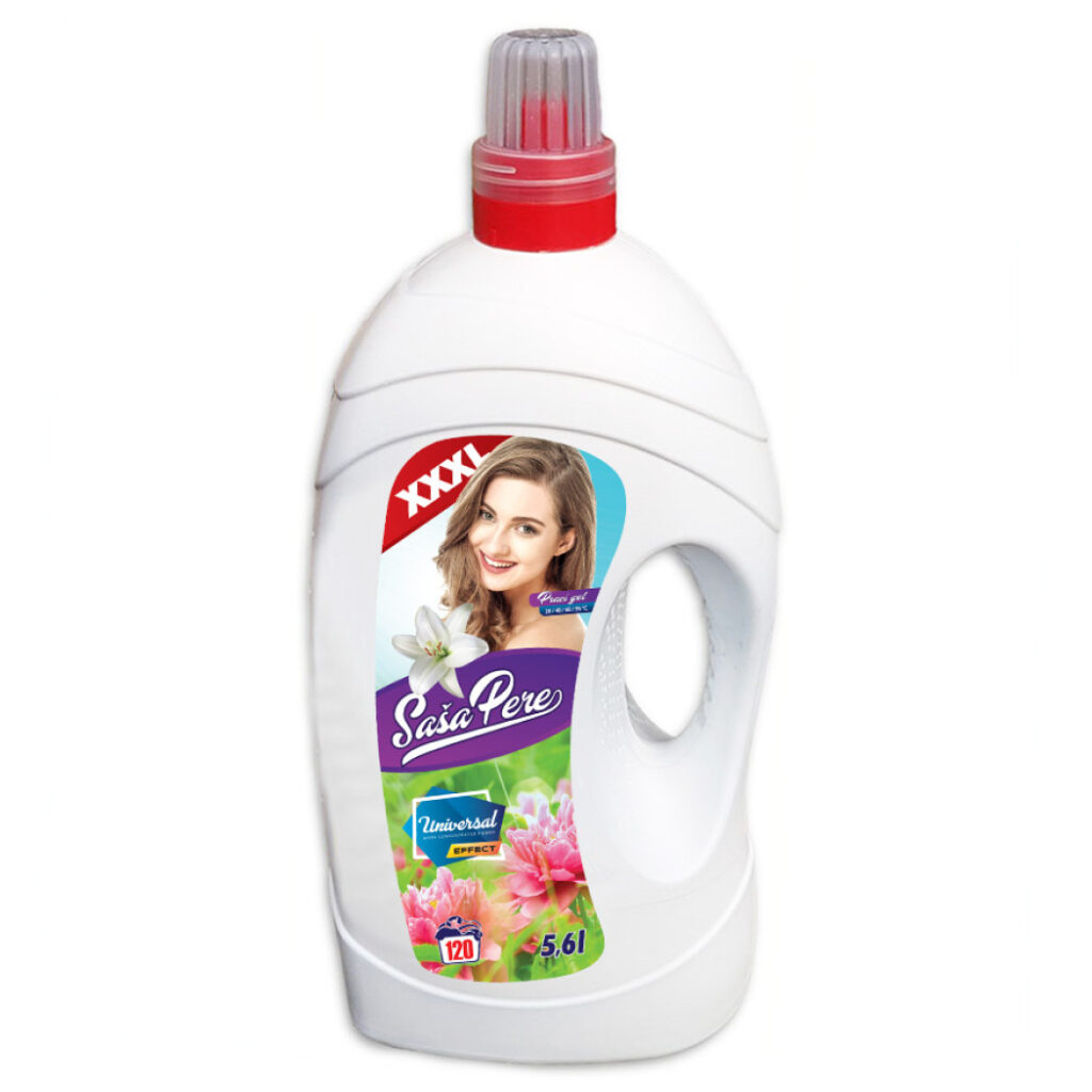 Saša Pere Univeraal Prací gel 5,6 L